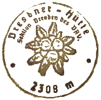 Hüttenstempel Dresdner Hütte