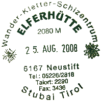 Hüttenstempel Elferhütte